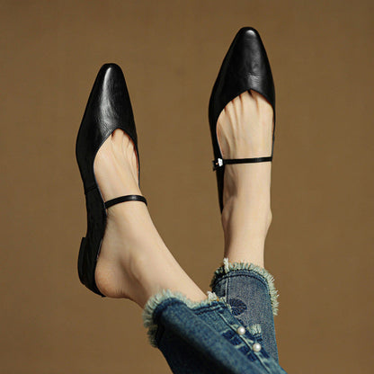 Orella Genuine Leather Mules